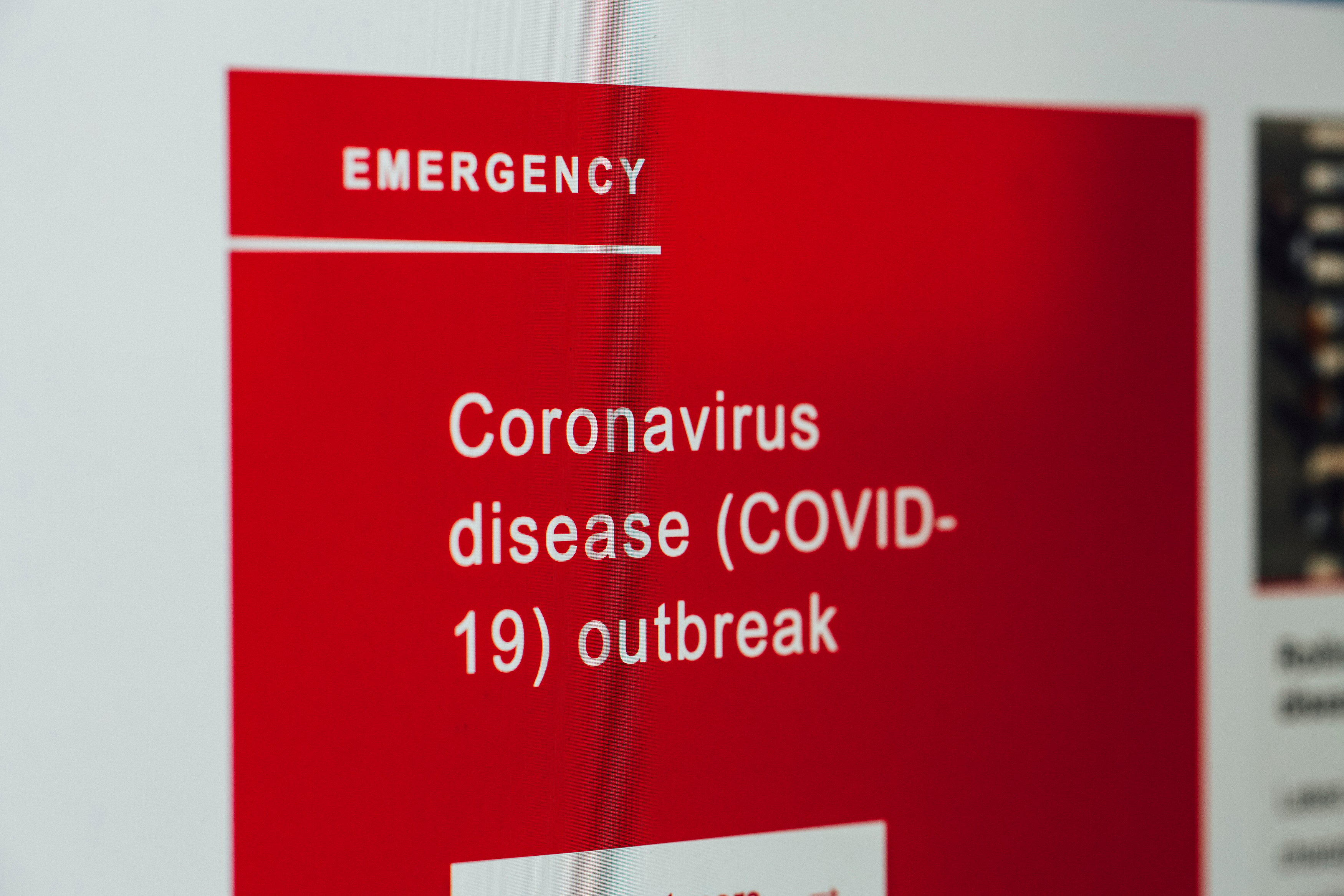 Canva - Coronavirus News on Screen