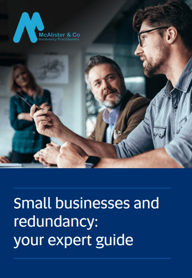 small business redundancy guide cover mcalister